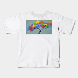 A multi-colored tree Kids T-Shirt